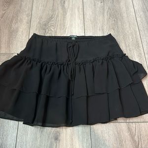 Wild fable black tie skirt || size : xs